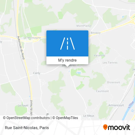 Rue Saint-Nicolas plan