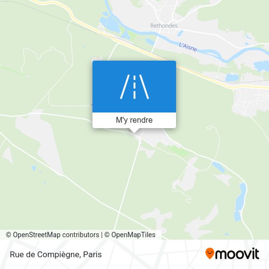 Rue de Compiègne plan