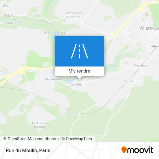 Rue du Moulin plan