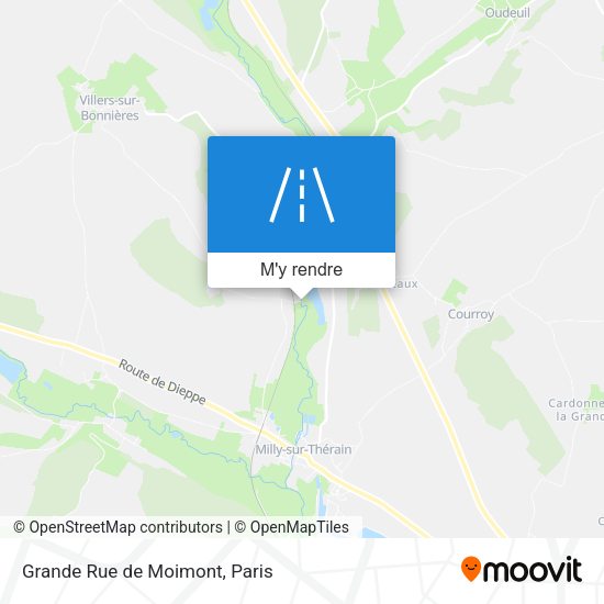 Grande Rue de Moimont plan