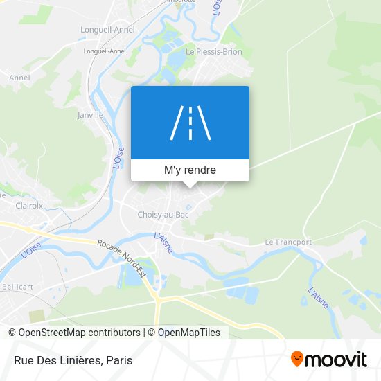 Rue Des Linières plan
