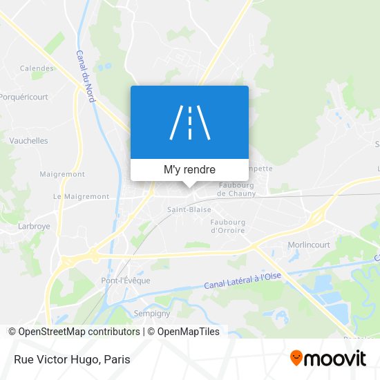 Rue Victor Hugo plan