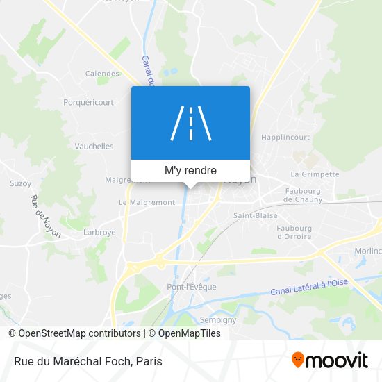 Rue du Maréchal Foch plan