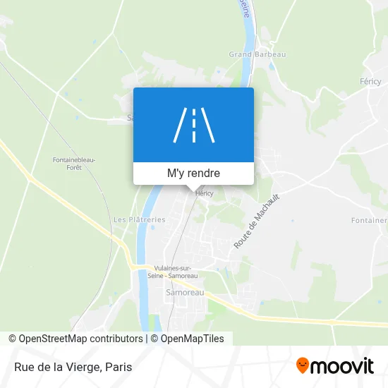 Rue de la Vierge plan