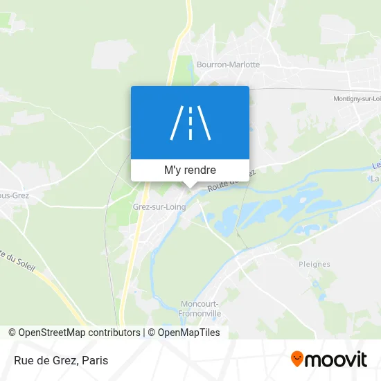 Rue de Grez plan