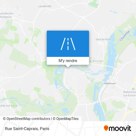 Rue Saint-Caprais plan