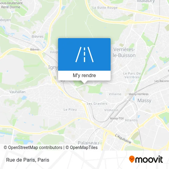 Rue de Paris plan