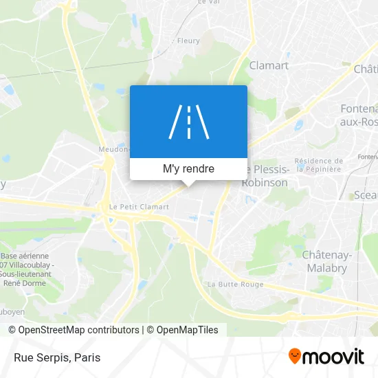 Rue Serpis plan