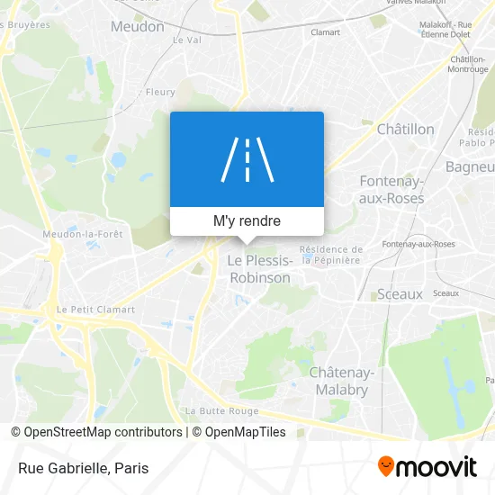 Rue Gabrielle plan