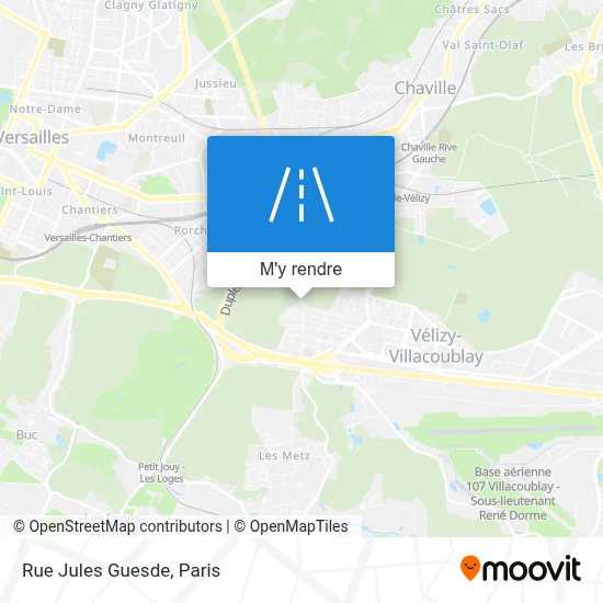 Rue Jules Guesde plan