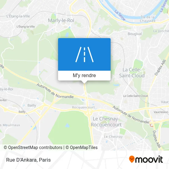Rue D'Ankara plan