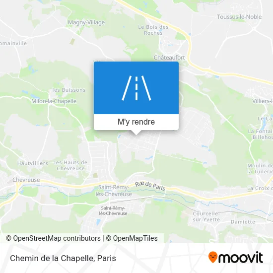 Chemin de la Chapelle plan