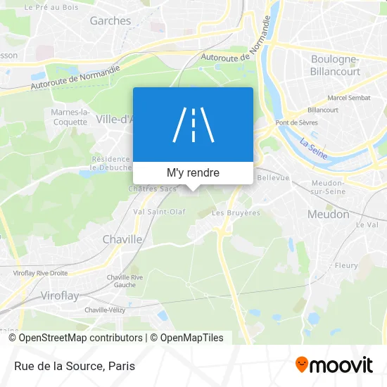Rue de la Source plan