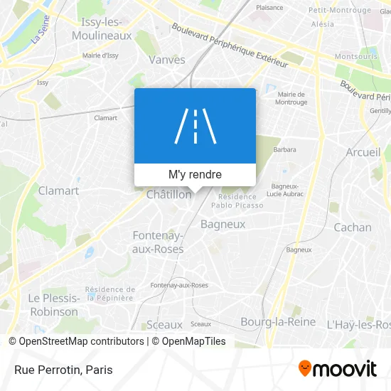 Rue Perrotin plan