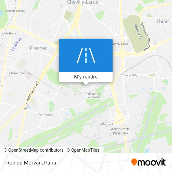 Rue du Morvan plan