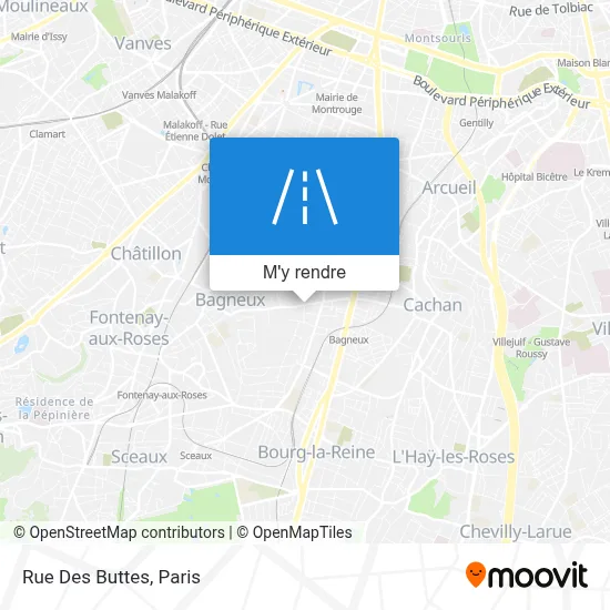 Rue Des Buttes plan