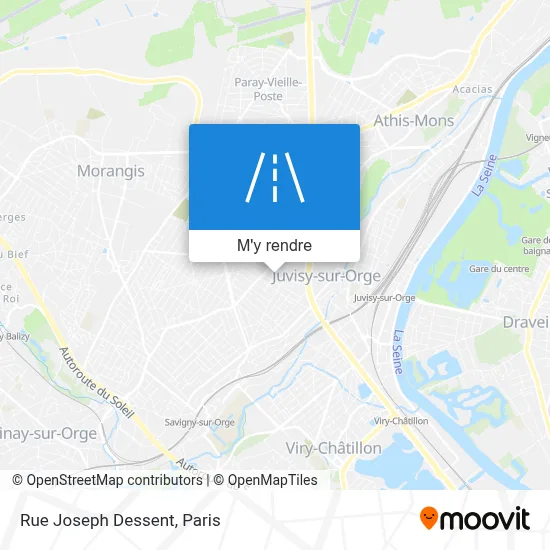 Rue Joseph Dessent plan