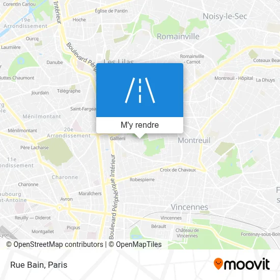Rue Bain plan