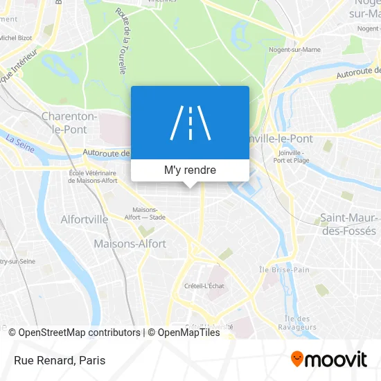 Rue Renard plan