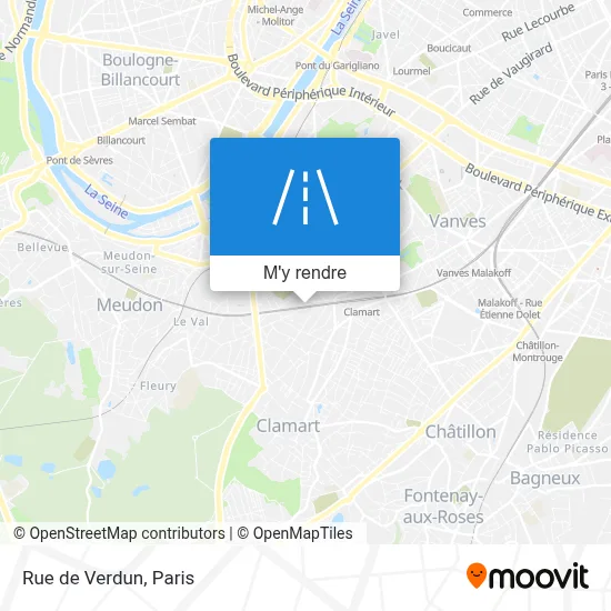 Rue de Verdun plan