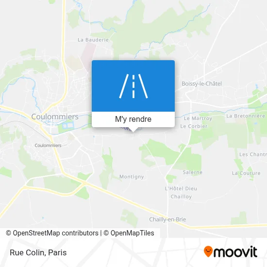 Rue Colin plan