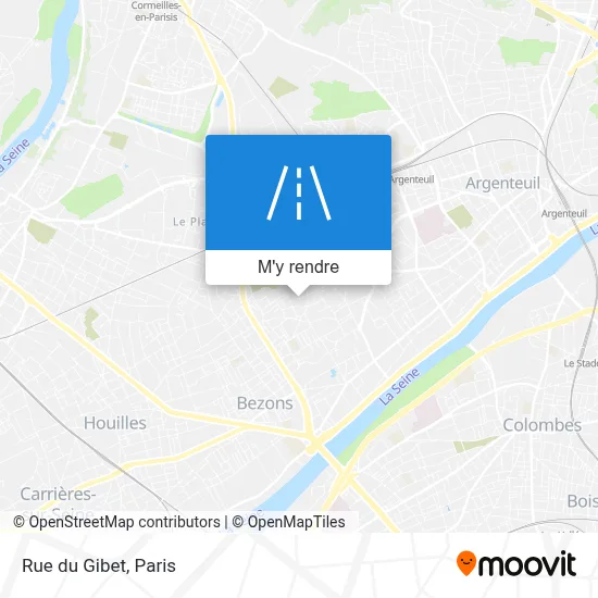 Rue du Gibet plan