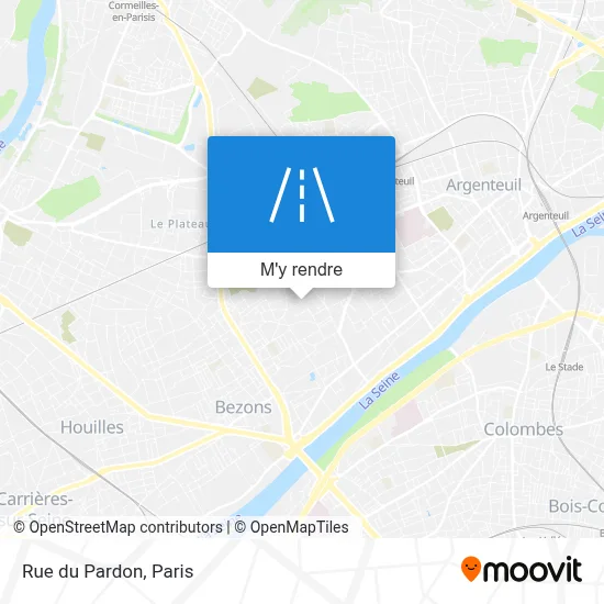 Rue du Pardon plan