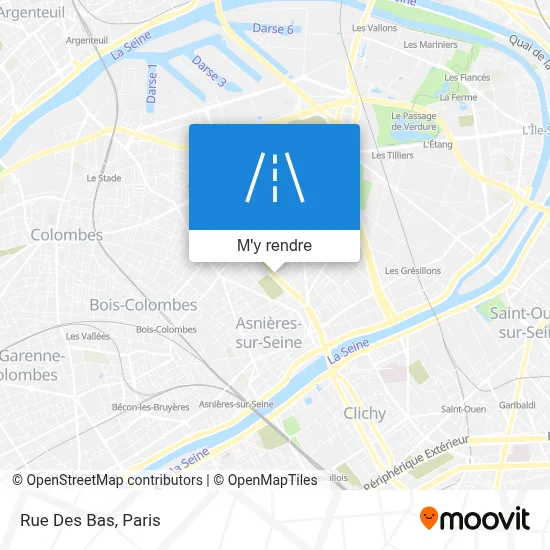 Rue Des Bas plan