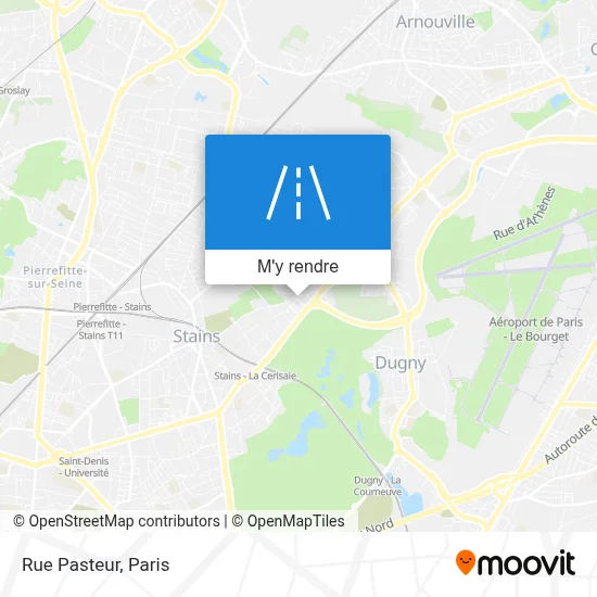 Rue Pasteur plan