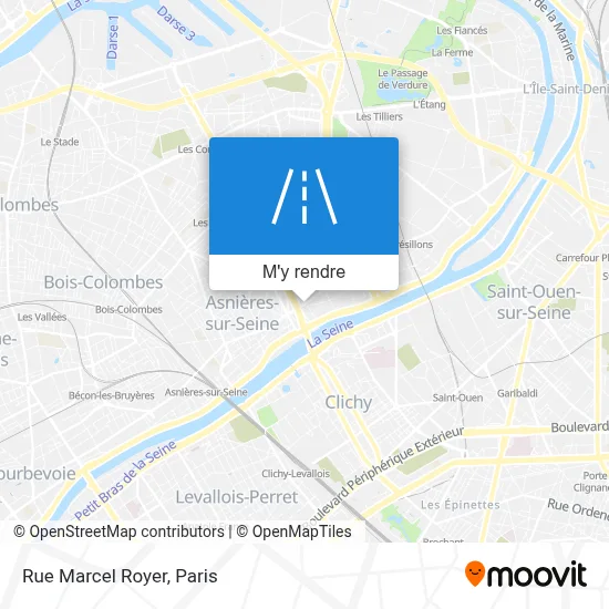 Rue Marcel Royer plan