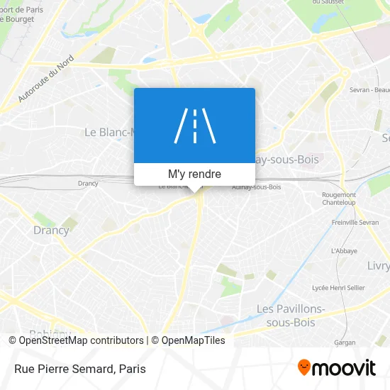 Rue Pierre Semard plan