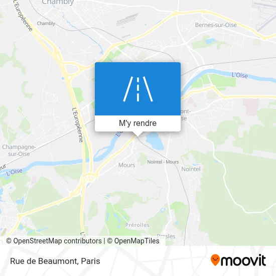 Rue de Beaumont plan