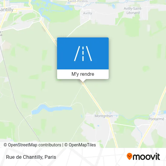 Rue de Chantilly plan