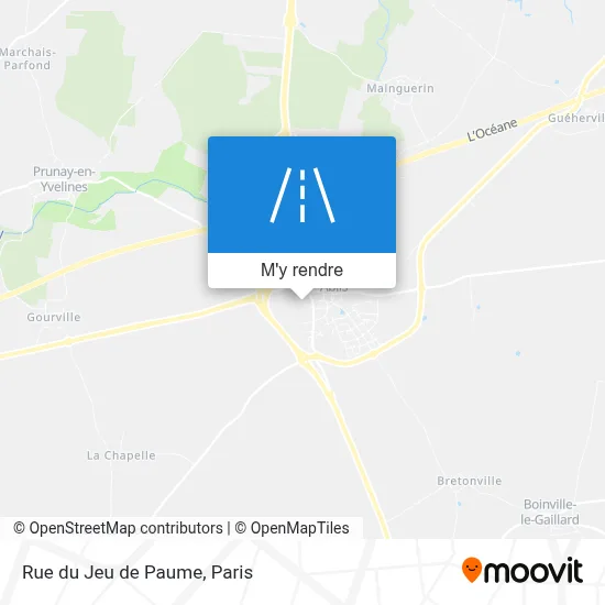 Rue du Jeu de Paume plan
