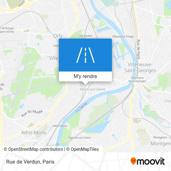 Rue de Verdun plan