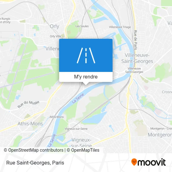 Rue Saint-Georges plan