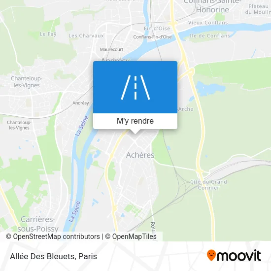 Allée Des Bleuets plan