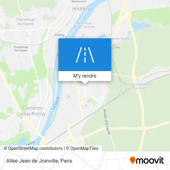 Allée Jean de Joinville plan