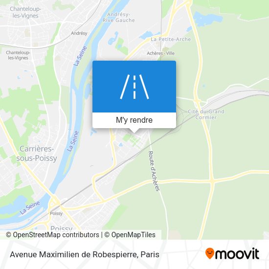Avenue Maximilien de Robespierre plan