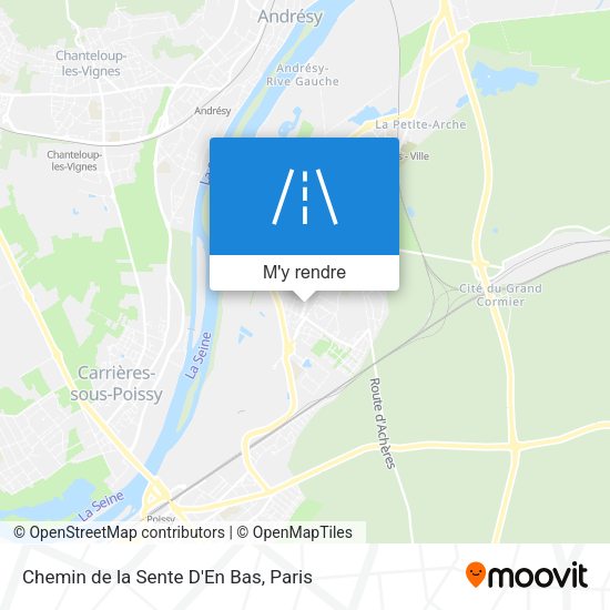 Chemin de la Sente D'En Bas plan