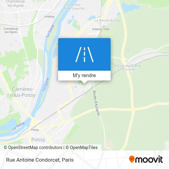 Rue Antoine Condorcet plan