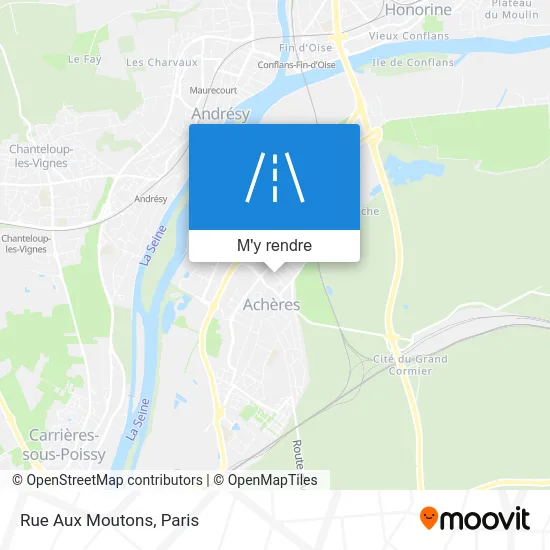 Rue Aux Moutons plan