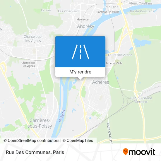 Rue Des Communes plan