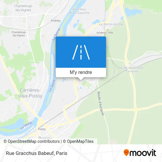 Rue Gracchus Babeuf plan