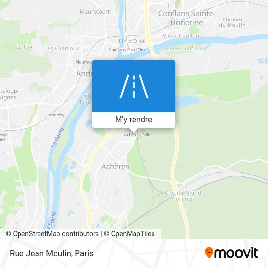 Rue Jean Moulin plan