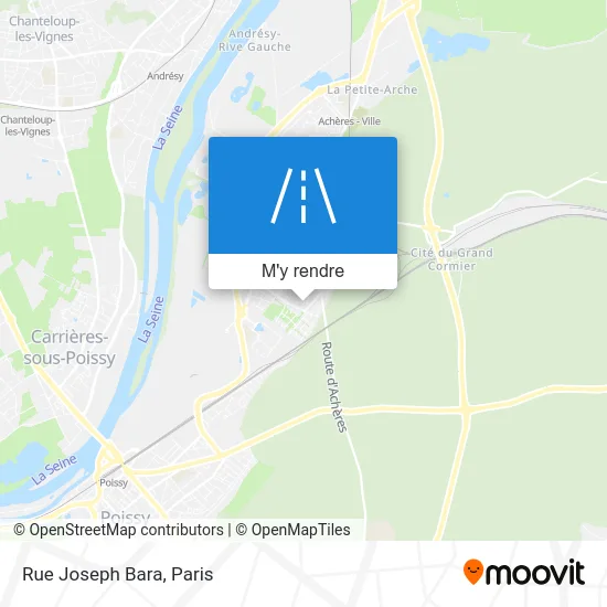 Rue Joseph Bara plan