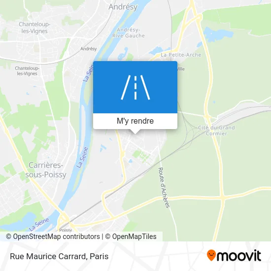 Rue Maurice Carrard plan