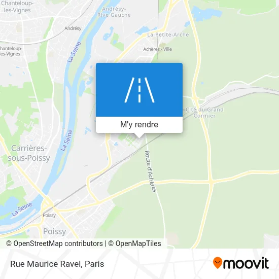 Rue Maurice Ravel plan