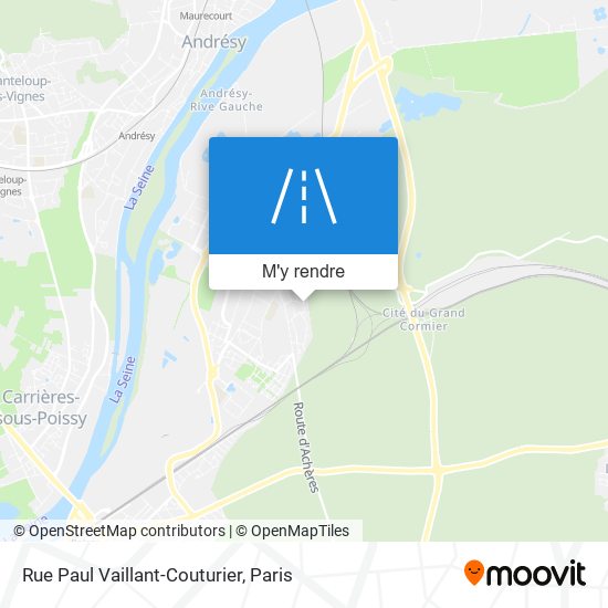 Rue Paul Vaillant-Couturier plan