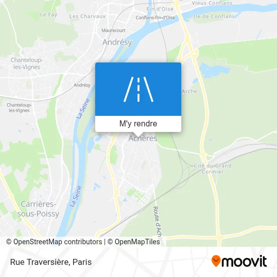 Rue Traversière plan